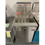 Friteuse MKE, double # FG-160, gaz Propane, 20"- NEUVE