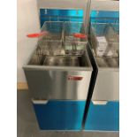 Friteuse MKE, double # FG-115, gaz naturel, 16 x 27" - NEUVE