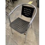 (12) Chaises Patio Aluminium