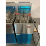 Friteuse MKE, double # FG-115, gaz naturel, 16 x 27" - NEUVE