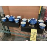 Lot de (3) ensembles de Thés - Poissons -