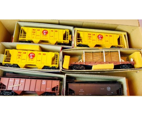 6x Weaver O Gauge Freight Goods Wagons All Boxed