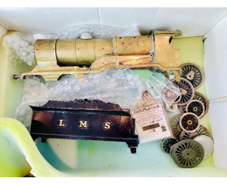 O Gauge Brass Steam Loco Body / Tender &amp; Wheels - Refer to Picture