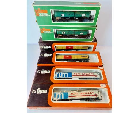 6x Lima HO Scale Assorted Goods Wagons All Boxed