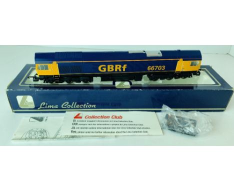 Lima OO Gauge Class 66703 GBRF Diesel Locomotive Boxed with Instructions and Detailing Pack