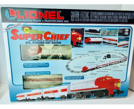 Lionel O 27 Gauge Super Chief Train Set - Mint Unused in Box