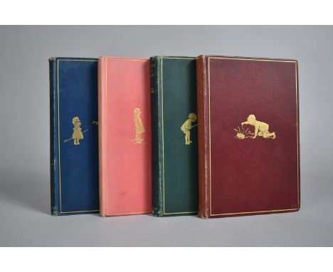 Four A.A Milne Books to comprise First Edition Now We Are Six (1927), First Edition The House and Pooh Corner (1928), First E