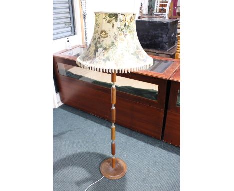A 1970s Standard Lamp with Shade 