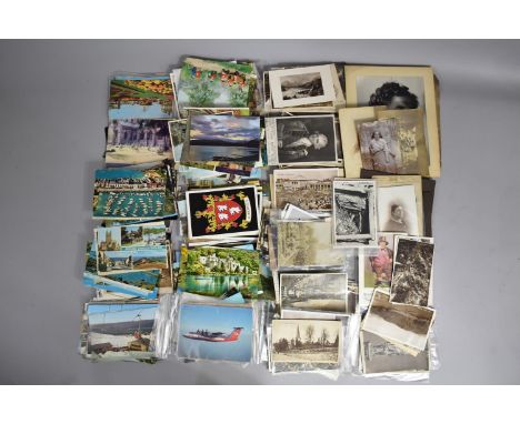 A Large Collection of Various Vintage and Later Coloured and Monochromatic Postcards, Mainly Souvenir Etc 