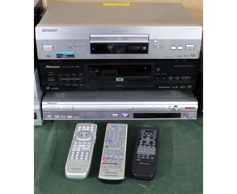A Collection of Pioneer DVD Players and Recorders, Including DV-757Ai DVD Player, DV-626D DVD Player and DVR-5100H DVD Record