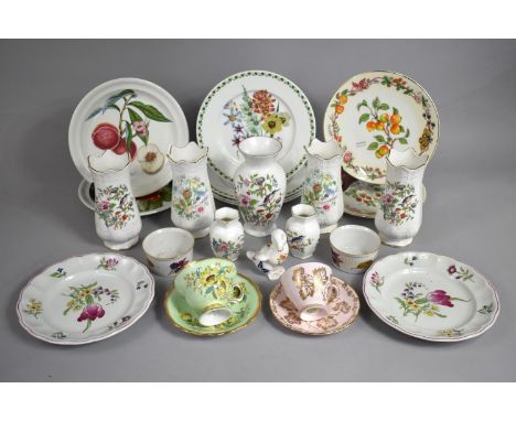 A Collection of Various Ceramics to comprise Tuscan China Pink and Floral Decorated Cup and Saucer, Rosina Decorated Cup and 