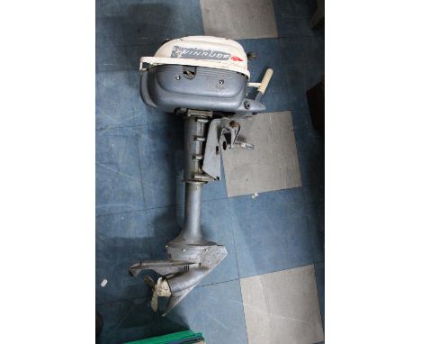 A Vintage Evinrude Lightwin Petrol Outboard Motor, Unchecked 