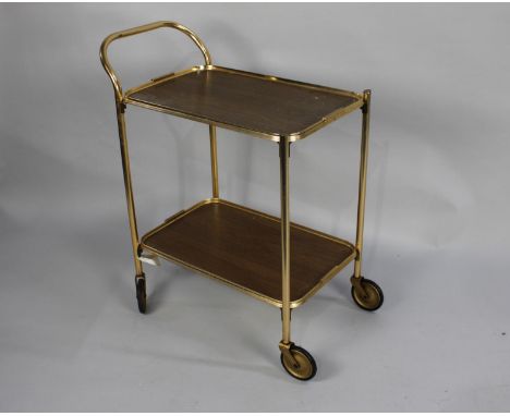 A Vintage Two Tier Tea Trolley 