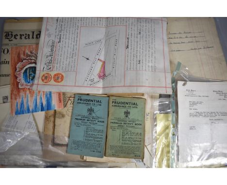 A Large Collection of Various Vintage and Later Printed Ephemera to comprise Newspapers, Souvenir Pictures, Vintage Receipts 