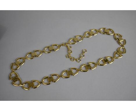 A Vintage Gilt Metal Link Belt 