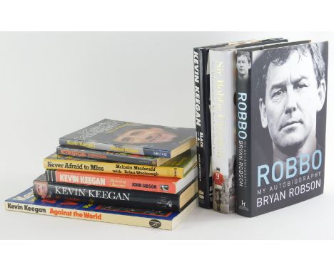 Various football autobiographies, Robson (Bryan), Robbo My Autobiography, hardback with dust wrapper, signed, various others 