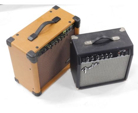 A Stagg 200 AR guitar amplifier, and a Frontman 15G guitar amplifier. (2) WARNING! This lot contains untested or unsafe elect