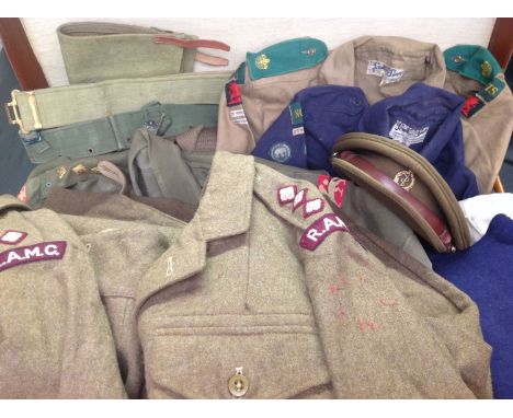 Post War British RAMC Officers uniform grouping to 453847 Captain J.A.K Wightman. This large and extensive collection of item