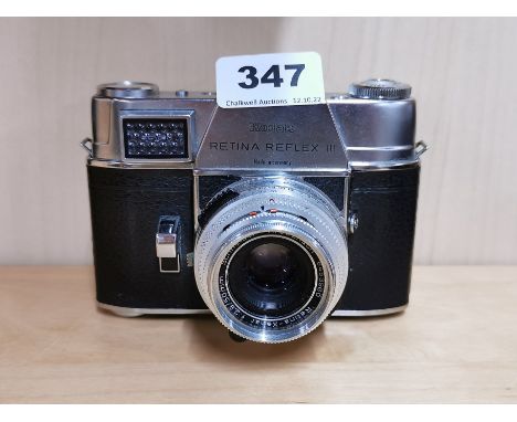A Kodak Retina reflex III.