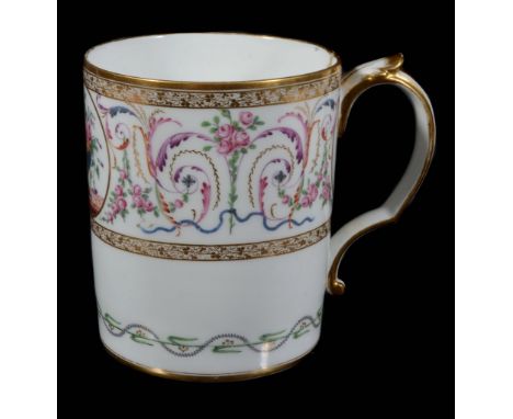 A Paris porcelain mug or pot a boire , 1790-94   A Paris porcelain mug or  pot a boire   (Christopher Potter, Rue de Crussol)