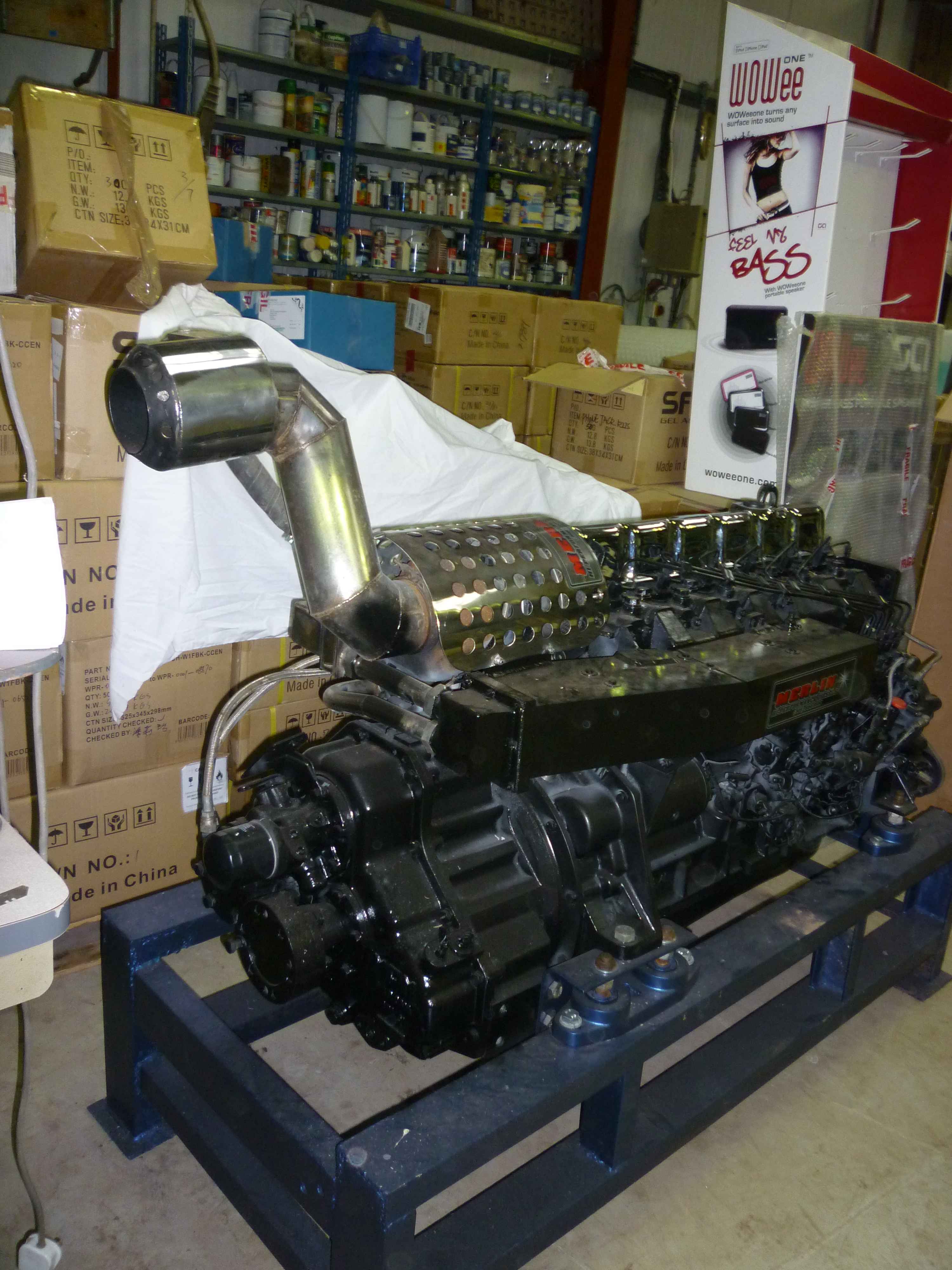 PAIR OF NEW MERLIN (FORD) 7.8L 400 hp TURBO & INTERCOOLED MARINE DIESEL