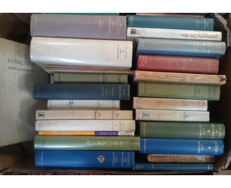 John Galsworthy, over 80 titles including first editions with dust jackets.&nbsp;Condition - mixed but generally they appear 