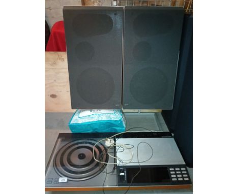 Bang &amp; Olufsen Beocenter 7000 and a pair of Beovox S75 speakers.&nbsp;Condition - powers up however not tested for full w