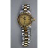 A Tag Heuer 2000 Series Professional 200m two-tone lady's bracelet watch, ref. WK1321-0, no. HS4080,