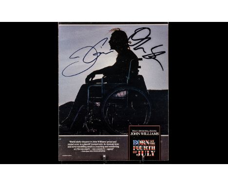 Tom Cruise Oliver Stone Rare Signed 1990 Hollywood Magazine Advert. This is something amazingly rare & special, it is a must 