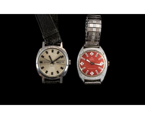 2 Gents Vintage Watches. Both working at the time of Cataloging. Please See Photo. 