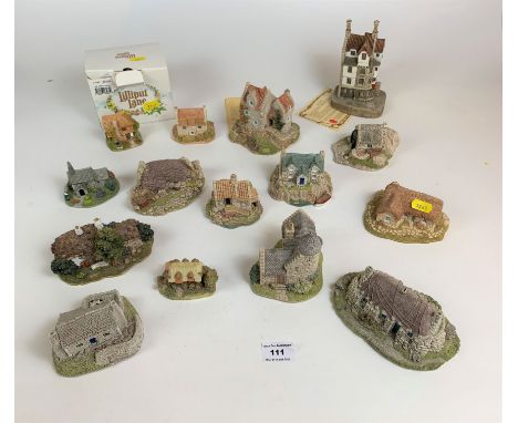 14 Lilliput Lane cottages – The Hidey Hole (boxed and deeds), John Knox house (with deeds), Culross House (with deeds),Cullod