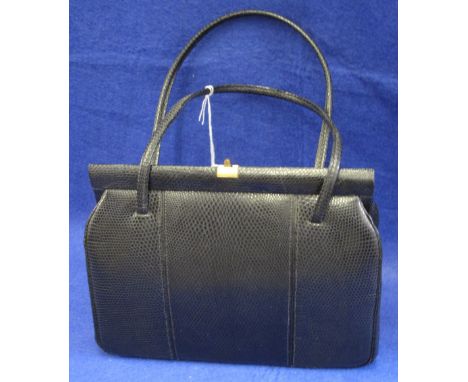 1950's snakeskin ladies handbag.