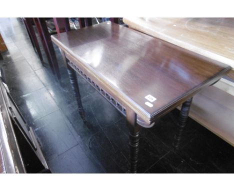  19TH CENTURY FOLD OVER CARD TABLE