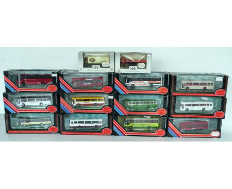 Quantity of Exclusive First Edition diecast model buses (14)&nbsp;
