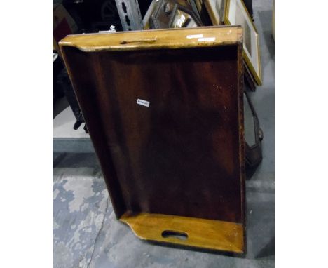 Wooden tray and a firescreen (2)&nbsp;