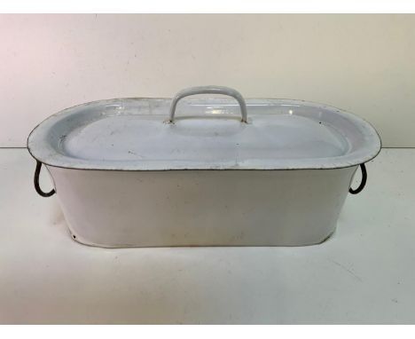 Enamel Fish Kettle 