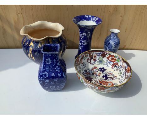 5x Pieces of Porcelain - Vases, Planter and Fruit Bowl 