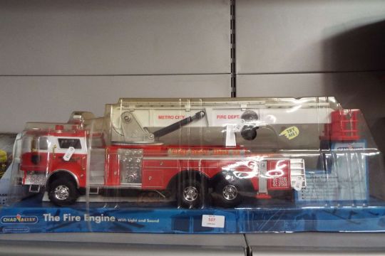 metro city fire department toy truck