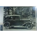 Austin 1920 - 1930s. An album of postcards, monochrome and colour, postcard size photographs,