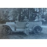 Humber. Dating from the veteran to 1950s period, a folder of mostly postcard size images, most
