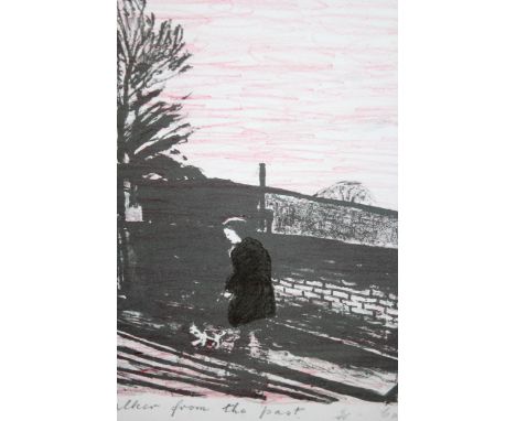 Carel Weight, signed Limited Edition lithograph, inscribed ' A Walker from the Past ', 30cms x 30cmsIn good condition 