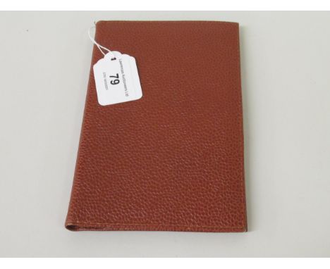 R. Horns, Vienna, tan leather filofax 