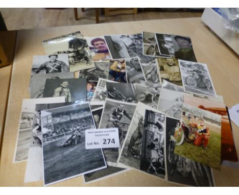 Speedway : Photos 1950's-80's, b/w &amp; colour photos portrait/action 60+