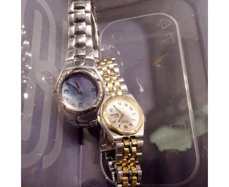Ladies Citizen and Seiko wristwatches. UK P&amp;P Group 1 (£16+VAT for the first lot and £2+VAT for subsequent lots) 