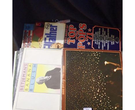 Seventeen LPs including Bob Dylan/The Band &amp; Eddie Grant. Not available for in-house P&amp;P 