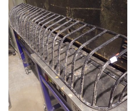 Large metal feeding trough, L: 160 cm. Not available for in-house P&amp;P