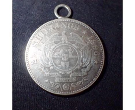 Large 1896 silver Pendant of South Africa's Paul Kruger . UK P&amp;P Group 0 (£6+VAT for the first lot and £1+VAT for subsequ