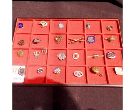 Twenty four vintage civilian badges .UK P&amp;P Group 1 (£16+VAT for the first lot and £2+VAT for subsequent lots) 
