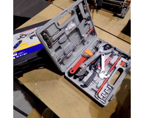 Cased Powercraft 160w combi tool and another tool set. All electrical items in this lot have been PAT tested for safety and h