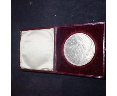 Commemorative American dollar cased. UK P&amp;P Group 0 (£6+VAT for the first lot and £1+VAT for subsequent lots)&nbsp; 
